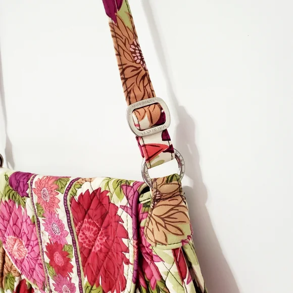 Vera Bradley Hello Dahlia Quilted Crossbody Bag - Picture 4 of 10